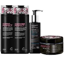 Truss Perfect Shampoo 300ml Condicionador 300ml Mask 180g Night Spa 250ml