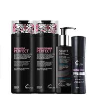 Truss Perfect Shampoo 300ml Condicionador 300ml Night Spa 250ml Gloss Shine 90ml