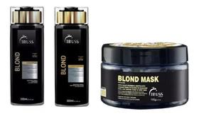 Truss Shampoo Blond + Cond. Blond 300Ml + Máscara 180G Truss Shampoo Blond + Cond. Blond 300Ml + Máscara 180G