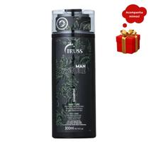 Truss Shampoo Man Nature Cabelo Barba e Pele 300ml