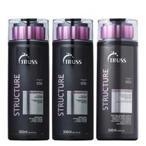 Truss Structure Kit 2 Shampoo e 1 Condicionador 300ml Truss Structure Kit 2 Shampoo e 1 Condicionador 300ml