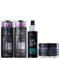 Truss Structure Kit Shampoo Condicionador Specific Mask e Amino 225ml Truss Structure Kit Shampoo Condicionador Specific Mask e Amino 225ml