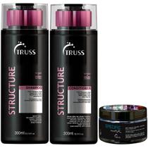 Truss Structure Shampoo+ Condicionador 300ml+ Specific Mask Truss Structure Shampoo+ Condicionador 300ml+ Specific Mask