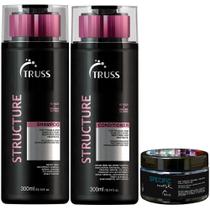 Truss Structure Shampoo+ Condicionador 300Ml+ Specific Mask