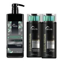 Truss Therapy Shampoo 1L + Equilibrium Sh 300ml + Cd 300ml Truss Therapy Shampoo 1L + Equilibrium Sh 300ml + Cd 300ml