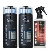 Truss Ultra Hydration Kit Shampoo Condicionador e Uso Obrigatório Miracle Summer Reconstrutor 260ml