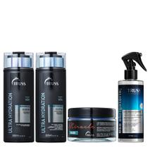 Truss Ultra Hydration Kit Shampoo Condicionador Miracle Máscara e Uso Obrigatório Reconstrutor 260ml
