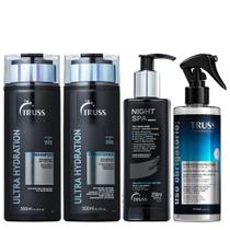 Truss Ultra Hydration Kit Shampoo Condicionador Night Spa Serum e Uso Obrigatório Reconstrutor 260ml Truss Ultra Hydration Kit Shampoo Condicionador Night Spa Serum e Uso Obrigatório Reconstrutor 260ml