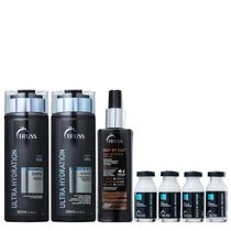 Truss Ultra Hydration Kit Shampoo Condicionador Shock Repair e Day By Day Leave-in 250ml