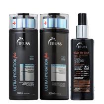 Truss Ultra Hydration Plus+ Kit Shampoo Condicionador e Day By Day Leave-in 250ml