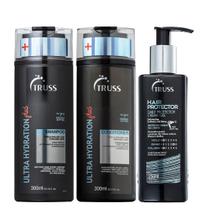 Truss Ultra Hydration Plus+ Kit Shampoo Condicionador e Hair Protector Leave-in 250ml
