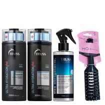 Truss Ultra Hydration Plus+ Kit Shampoo Condicionador Uso Obrigatório Reconstrutor 260ml e Escova Truss Ultra Hydration Plus+ Kit Shampoo Condicionador Uso Obrigatório Reconstrutor 260ml e Escova