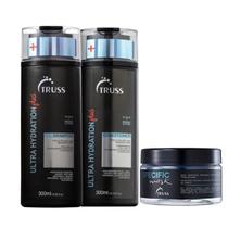 Truss Ultra Hydration Plus - Shampoo+Condicionador 300ml+Mascara Specific 180g