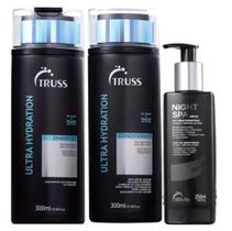 Truss Ultra Hydration - Shampoo 300ml + Condicionador 300ml + Night Spa Serum 250ml