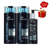 Truss Ultra Hydration Shampoo e Condicionador 300ml +Hair Protector 250ml Truss Ultra Hydration Shampoo e Condicionador 300ml +Hair Protector 250ml