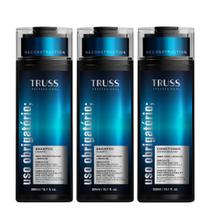 Truss Uso Obrigatório Kit 2 Shampoo e 1 Condicionador 300ml Truss Uso Obrigatório Kit 2 Shampoo e 1 Condicionador 300ml