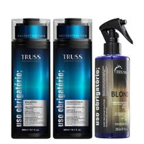 Truss Uso Obrigatório Kit Shampoo Condicionador E Blond Truss Uso Obrigatório Kit Shampoo Condicionador E Blond
