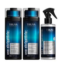 Truss Uso Obrigatório Kit Shampoo Condicionador e Reconstrutor 260ml Truss Uso Obrigatório Kit Shampoo Condicionador e Reconstrutor 260ml