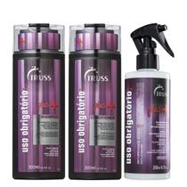 Truss Uso Obrigatório Plus+ Kit Shampoo Condicionador e Reconstrutor 260ml Truss Uso Obrigatório Plus+ Kit Shampoo Condicionador e Reconstrutor 260ml