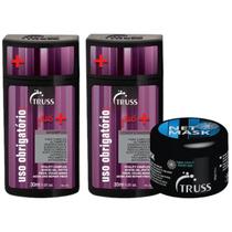 Truss Uso Obrigatório Plus+ Mini Shampoo + Condicionador + Net Mask Viagem 30ml