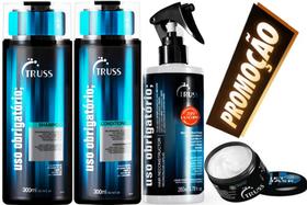 Truss Uso Obrigatório Shampoo e Cond 300ml+Uso Obrg+Mini Net