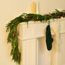 Trytuny artificial de Norfolk Pine Garland para decoração de Natal