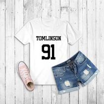 Tshirt Banda One Direction- Camiseta - Baby look Unissex