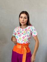 Tshirt basic tl onça neon