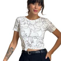 Tshirt basic tl rostos Tshirt basic tl rostos