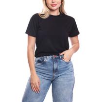 Tshirt Blusa Feminina Lisa Manga Curta