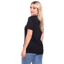 Tshirt Blusa Feminina Seja Gentil Estampada Manga Curt Preto Tshirt Blusa Feminina Seja Gentil Estampada Manga Curt Preto