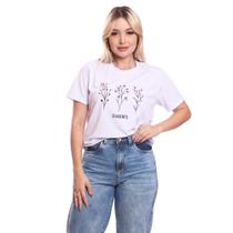 Tshirt Blusa Feminina Seja Gentil Estampada Manga Curta Camiseta Camisa Branco Tshirt Blusa Feminina Seja Gentil Estampada Manga Curta Camiseta Camisa Branco