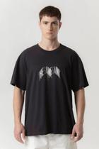 Tshirt boxy thesaint wing black Tshirt boxy thesaint wing black