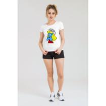 TShirt Camiseta Baby Look Princesas Blusa Feminina Estampada Blusinha T-Shirt