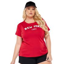 Tshirt Camiseta Plus Size Curve Feminina New York Nova York