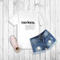Tshirt Carioca, Rio de janeiro- ERREJOTA - Baby look Unissex