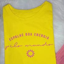 Tshirt Espalhe Boa Energia pelo Mundo Tshirt Espalhe Boa Energia pelo Mundo