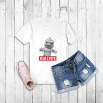 Tshirt Feliz e Puto - Canarinho -Mascote brasil - Copa - Camiseta -feminina- masculina- baby look Tshirt Feliz e Puto - Canarinho -Mascote brasil - Copa - Camiseta -feminina- masculina- baby look
