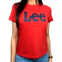 Tshirt Feminina Lee Original Vermelha
