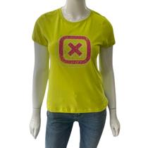 Tshirt Feminina TXC Amarelo Fluor 50970 Tshirt Feminina TXC Amarelo Fluor 50970
