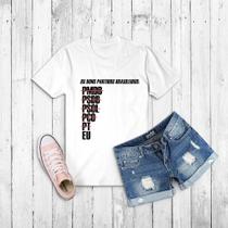 Tshirt Frase -Bons Partidos Brasileiros - Política- Camiseta - feminina - baby look Tshirt Frase -Bons Partidos Brasileiros - Política- Camiseta - feminina - baby look