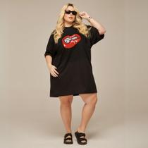 TShirt Plus Size Oversized Algodão Estampa Moderna Casual Passeio E Dia A Dia TShirt Plus Size Oversized Algodão Estampa Moderna Casual Passeio E Dia A Dia