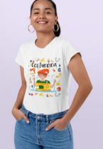 Tshirt poliéster profissão Costureira Tshirt poliéster profissão Costureira