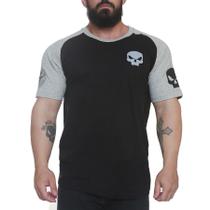 Tshirt skull army preto - black skull - clothing (xxl3)