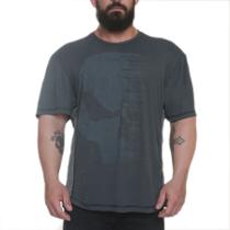Tshirt skull cracked cinza escuro - black skull - clothing (m)