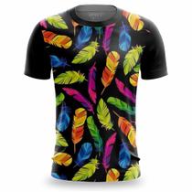 Tshirt Slim Camiseta Masculina Estampa 3D Exclusiva Blusa Gola Redonda