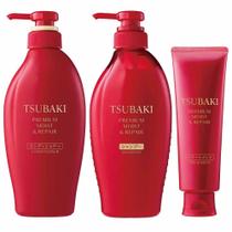 Tsubaki Premium Moist And Repair Kit Shampoo + Condicionador + Tratamento Tsubaki Premium Moist And Repair Kit Shampoo + Condicionador + Tratamento