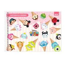 Tsum Tsum Caderno Cartografia e Desenho Capa Dura 48 fls Spiral Tsum Tsum Caderno Cartografia e Desenho Capa Dura 48 fls Spiral