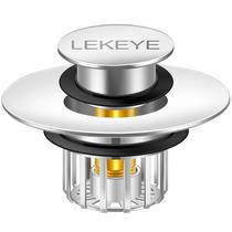 Tub Stopper LEKEYE Shower Drain Hair Catcher Strainer Chrome Tub Stopper LEKEYE Shower Drain Hair Catcher Strainer Chrome