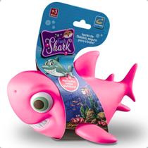 Tubarão Bebê Brinquedo Baby Shark Vinil Macio Pink Cometa
